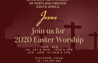 APOSTOLIC FAITH MISSION OF PORTLAND OREGON